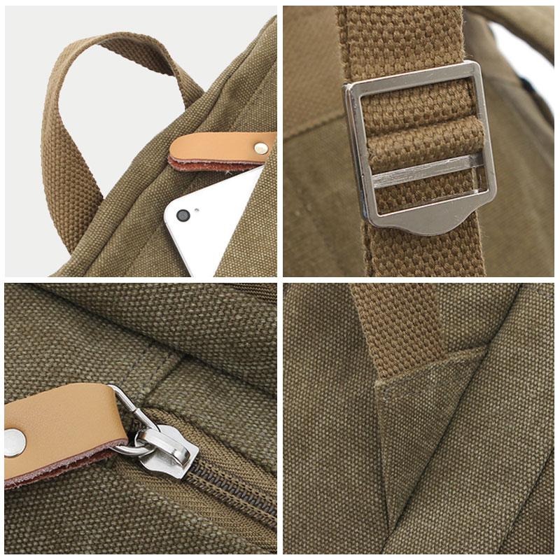 Large Canvas Travel Backpack - More than a backpack
