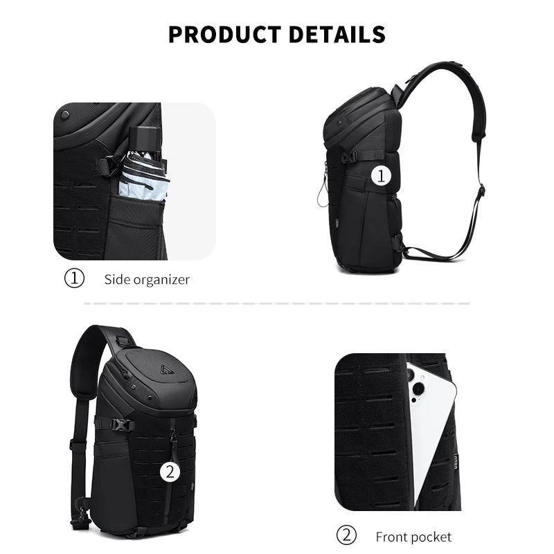 Waterproof Anti-Theft Sling Crossbody Bag