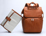 Faux Leather Diaper Bag Backpack - More than a backpack