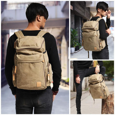 Large Canvas Travel Backpack - More than a backpack